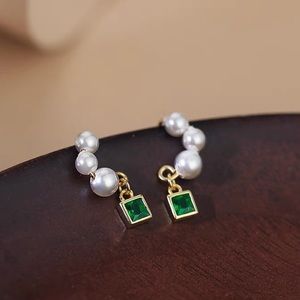 2/ $21 Pearl Green Earrings